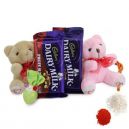 valentine's day bear with chocolate to dhaka in bangladesh