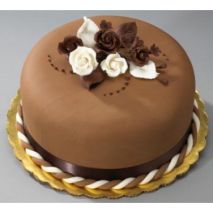 Send 3.3 pounds Round shape chocolate cake by Swiss Cake to Dhaka in Bangladesh