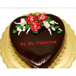 Send 3.3  Pounds heart shape chocolate cake by Swiss Cake to Dhaka in Bangladesh