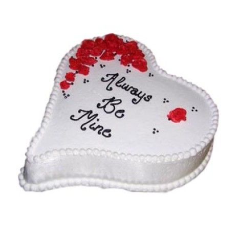 Send 3.3 Pound Vanilla Heart Shape Cake by Swiss Cake to Dhaka in Bangladesh