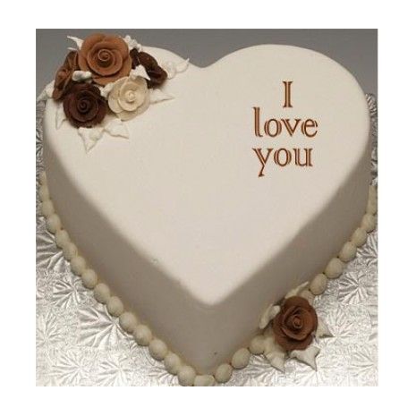 Send 2.2 pounds Heart shape vanilla cake by Swiss Cake to Dhaka in Bangladesh