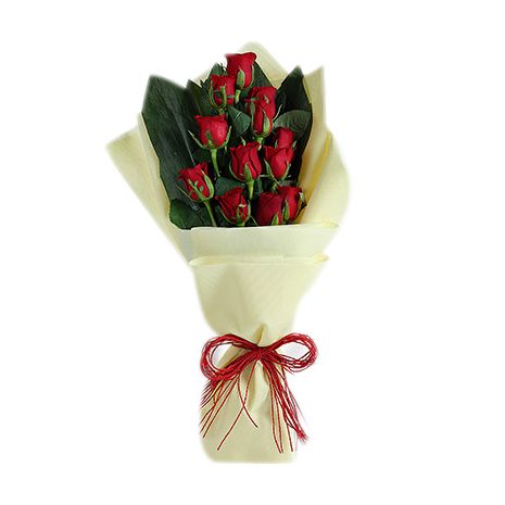 Send 9 Red Roses in Bouquet to Dhaka