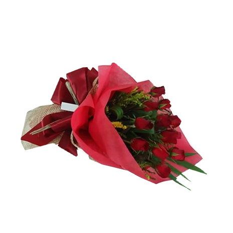 12 Red Roses Bouquet