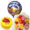 Send to Mixed Rose Bouquet with Cake & Balloon to Dhaka