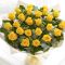 Send 24 Yellow Roses in Bouquet to Dhaka