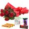 send chocolates,decorated mug with red roses to dhaka