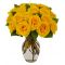 Send 24 Yellow Rose in FREE Vase to Dhaka in Bangladesh